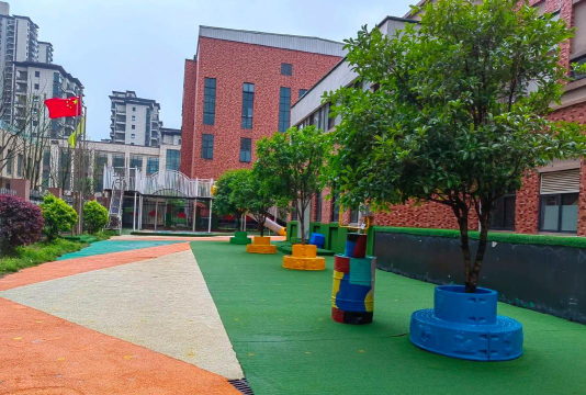 涪陵区江北街道办事处松坪幼儿园户外活动场地