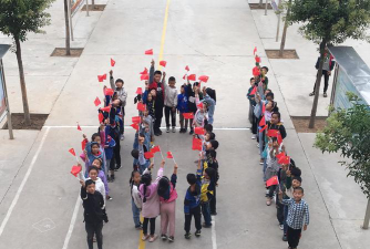 桥盟乡大洼中心小学户外活动场地