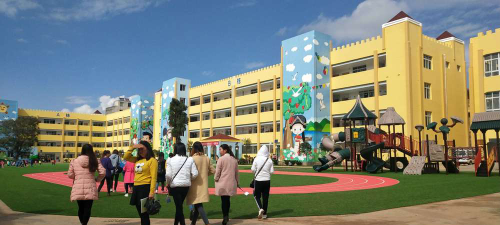 新会市会城镇城南幼儿园户外活动场地