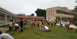 石角镇三合小学户外活动场地