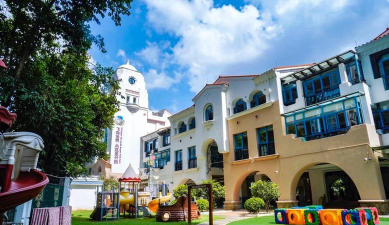 番禺市沙湾龙湾幼儿园户外活动场地