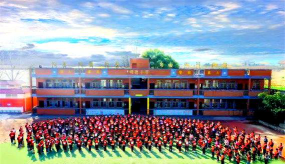 石鼓镇小学阅读区