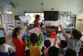 广州市南沙区大元艺术幼儿园阅读区