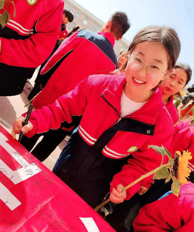 泌阳县杨家集乡中心小学阅读区