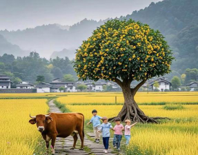 冕宁县河边桂花学前班阅读区