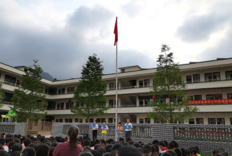 渠县水口乡第二中心学校阅读区