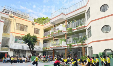 天河区沙河幼儿园阅读区