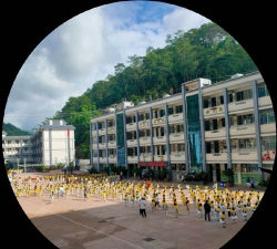 镇沅县按板镇中心小学阅读区