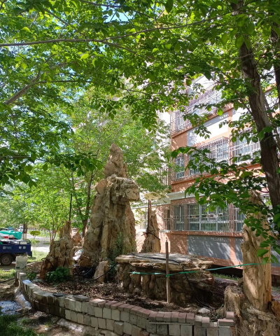 克拉玛依市白碱滩区晨光幼儿园阅读区