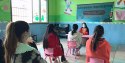 南岳庙乡中心幼儿园阅读区