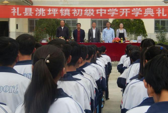 礼县洮坪乡初级中学阅读区