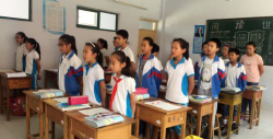 庆云县尚堂镇李店中心小学阅读区
