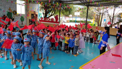师宗县高良乡中心幼儿园阅读区