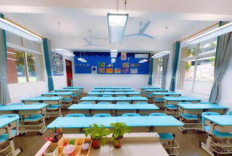自贡市大安区广华山小学校阅读区