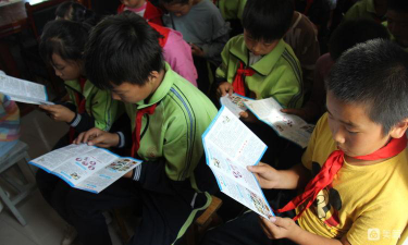 灵武市马家滩镇马家滩小学阅读区