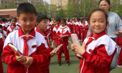 太公镇小学校阅读区
