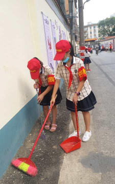 广西南宁兴宁区朝阳小学阅读区
