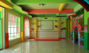 幸福私立幼儿园阅读区