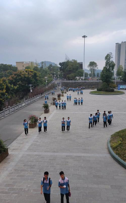 道真自治县大矸中学阅读区