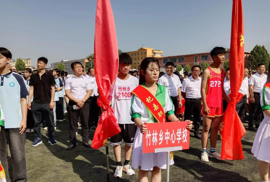 博爱县竹林学校阅读区