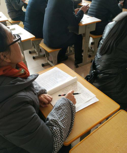 齐河县焦庙镇焦庙中学阅读区