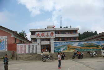 大安镇烈金坝中心小学阅读区