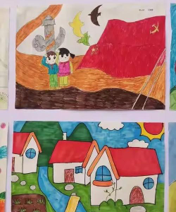 洛南县三要镇中心小学阅读区