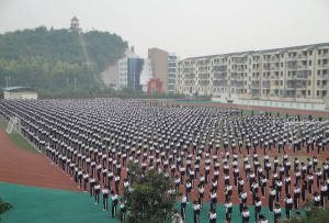 大英县育才中学阅读区