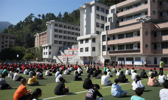四川旺苍五峰中学阅读区