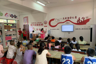 瑞昌市码头镇年春幼儿园阅读区