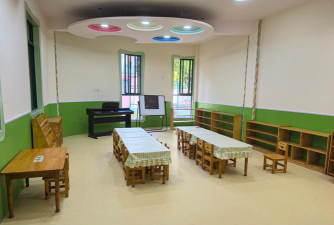 无棣县车镇乡托幼办公室阅读区