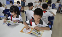 佛山禅城区颖林学校阅读区
