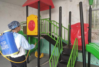水西石甫幼儿园阅读区