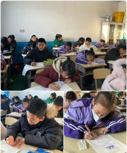长岭县前七号镇中心校阅读区