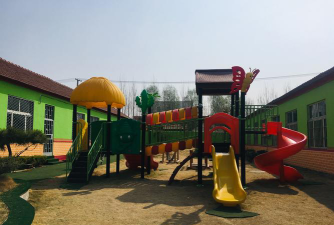 北山口镇常庄学前班阅读区