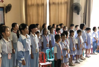 阳江市江城星鹏中英文学校阅读区
