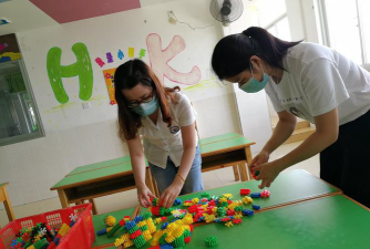 和平镇幼儿园阅读区