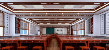 布龙口乡学校阅读区