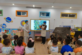 如皋市夏堡镇林梓幼儿园阅读区