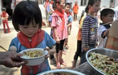 富源县营上镇民家中学阅读区