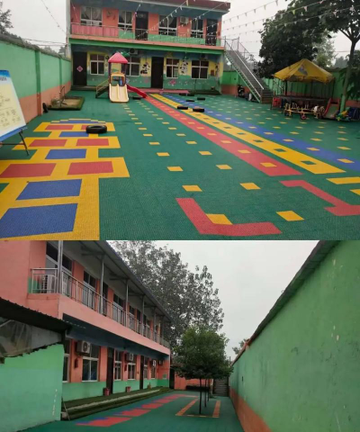 公明镇将古老石村幼儿园阅读区