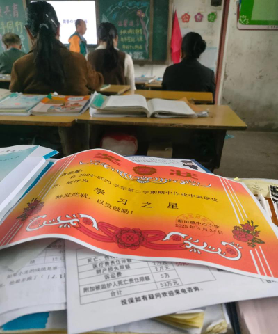 惠东县多祝丰年小学阅读区