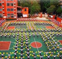 广州白云区明德小学阅读区