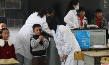 大安乡中心小学阅读区
