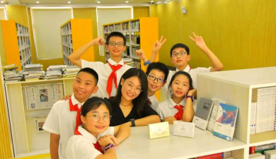 上海马桥复旦万科实验中学阅读区