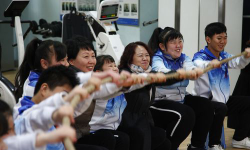 大连盲聋学校阅读区