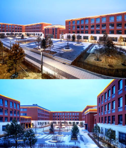 长春北湖学校阅读区