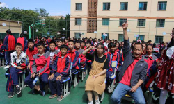 贵阳市观山湖区林东中学阅读区