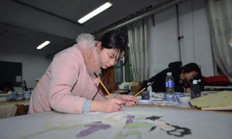 邢台宁晋县工笔画艺术学校阅读区