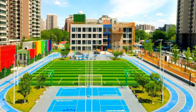 北京丽泽国际学校阅读区